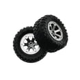 thumbnail image 3 of 4x Neumáticos RC Accesorios todoterreno Piezas de repuesto Montaje de bricolaje Modelo de repuesto Camión Ruedas de plástico de goma Neumátic Hugo Neumáticos de coche RC, 3 of 10