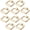 Pearl Gold, variant on 10-Pack Square Drop Ring Pull Handles Zinc Alloy Drawer Handle Knob, Kitchen Cabinet Pulls