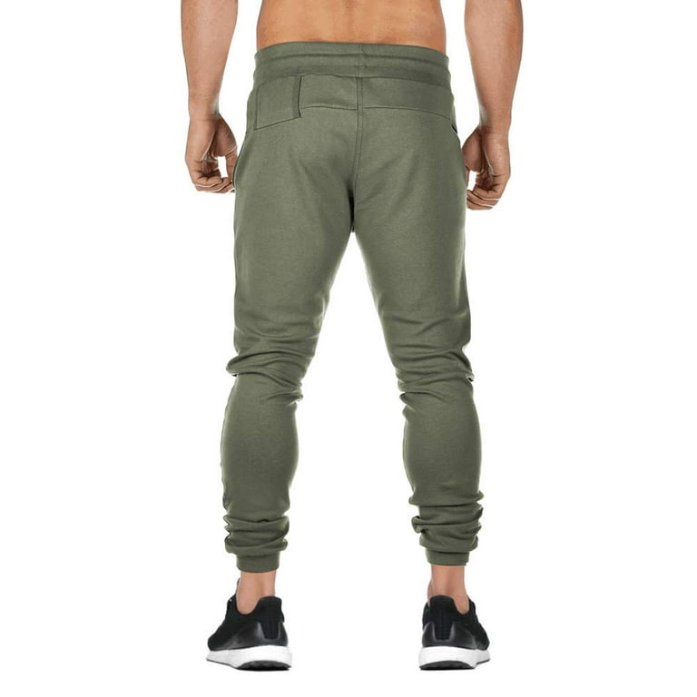 Surenow Mens Gym Jogger Pants Athletic Workout Pants Tapered Track