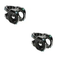 thumbnail image 4 of Dalazy 1/2/3/5 Parts Handlebar Stem - Ensures Long-lasting Performance And Short Handle Handles Are Sensitive black 2PCS, 4 of 6
