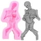 thumbnail image 1 of Silicona Para Pastel De Halloween, Molde De Esqueleto 3D, Molde Para Hornear Para Pasteles Diy, Galletas, Chocolates seitruly HA040463-02, 1 of 5