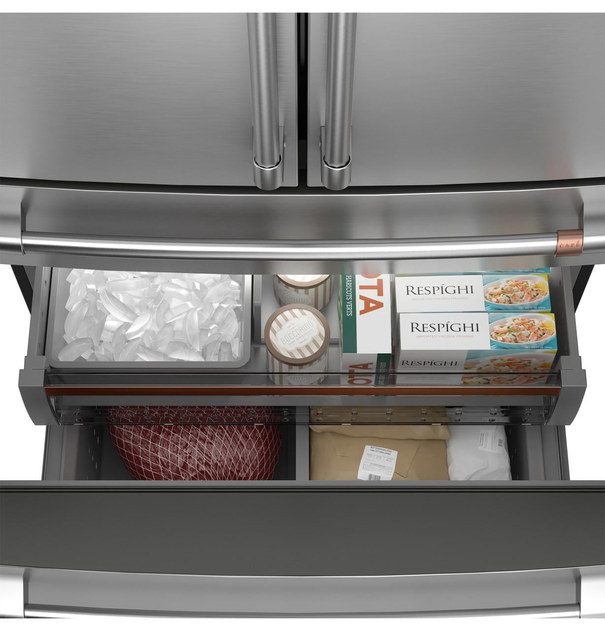 Cafe Smart French 4 Door Refrigerator, Matte White