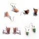 thumbnail image 5 of Pendientes de gota de té de burbujas para mujer, gancho para la oreja de té con leche, regalo de cumpleaños, pinzas para la oreja para mujer GeweYeeli PS15238-05, 5 of 7