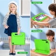 thumbnail image 6 of BMOUO Kids Case for Samsung Galaxy Tab A11 8.7-inch 2025 / A9 8.7-inch 2023 / A7 Lite 8.7 Inch 2021, with Screen Protector, Convertible Stand Protective Case Cover for kids ,Green, 6 of 9