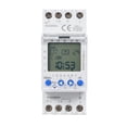 thumbnail image 4 of Mount 2 Channel Timer Programmable Timing Switch AHC812 230V 16A Weekly Program Digital Time Switch Din Rail Mount, 4 of 6