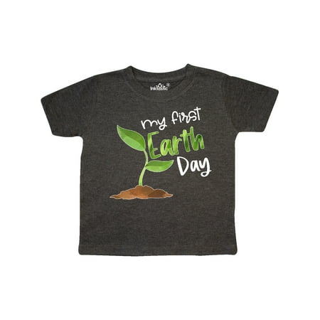 

Inktastic My 1st Earth Day Sprouting Plant Gift Toddler Boy or Toddler Girl T-Shirt