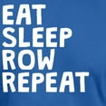 thumbnail image 3 of CafePress - Eat Sleep Row Repeat T Shirt - Men's Fitted T-Shirt, 3 of 4