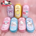 thumbnail image 4 of Sanrio Melody Kuromi PU caja de papelería Hello Kitty Cinnamoroll Pochacco bolsa de lápices con cremallera para estudiantes de secundaria estuche para bolígrafos, 4 of 4
