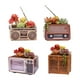 thumbnail image 2 of De Resina Con Maceta De Radio Retro Para Decoración De Hogar Y Oficina seitruly HA039584-04, 2 of 6