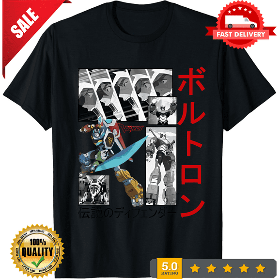 Voltron Legendary Defender Japanese Men's T Shirt, LIMITED EDITION-TH65790