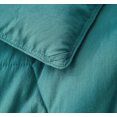 thumbnail image 6 of Chezmoi Collection Vero Teal Comforter Set Full Size 3-Piece Fluffy Soft Lightweight Bedding Honeycomb Geometric Stone-Washed Microfiber Comforter Set for All Season, 6 of 8