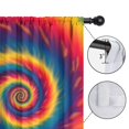 thumbnail image 4 of Blackout Kids Curtains,Colorful Rainbow Tie Dye Spiral Pattern Childrens Insulated Curtains Set Of 2,Bedroom Essentials,Toddler Room Decor 42"x54", 4 of 5