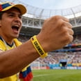 thumbnail image 1 of Silicona de la Copa Mundial de Fútbol con Argentina, Francia, Brasil, Países Bajos, EE. UU., Portugal, Italia, Banderas, pulsera suave y ajustable para aficionados y ropa para el día del partido, 1 of 6