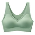 thumbnail image 2 of zuwimk Sports Bras for Women,Women's Invisible Embrace ComfortFlex Fit Wirefree Bra Green,L, 2 of 5