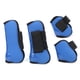 thumbnail image 2 of Botas de tendón de caballo, juego de 4 botas protectoras de tendón de concha de PU para montar, protección de salto que absorbe los golpes, 2 of 8