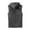 Gray, variant on Teissuly Fashion Men Sleeveless Hooded Waistcoat Slim Jacket Blouse Tops Shirt