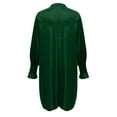 thumbnail image 5 of NJDVHB Robes d'Hiver pour Femmes, Robes d'Invitée de Mariage pour Femmes, Robe Blazer d'Extérieur à Manches Longues pour Femmes à Col Rond Uni et Élégante, Vert, TTG, 5 of 5
