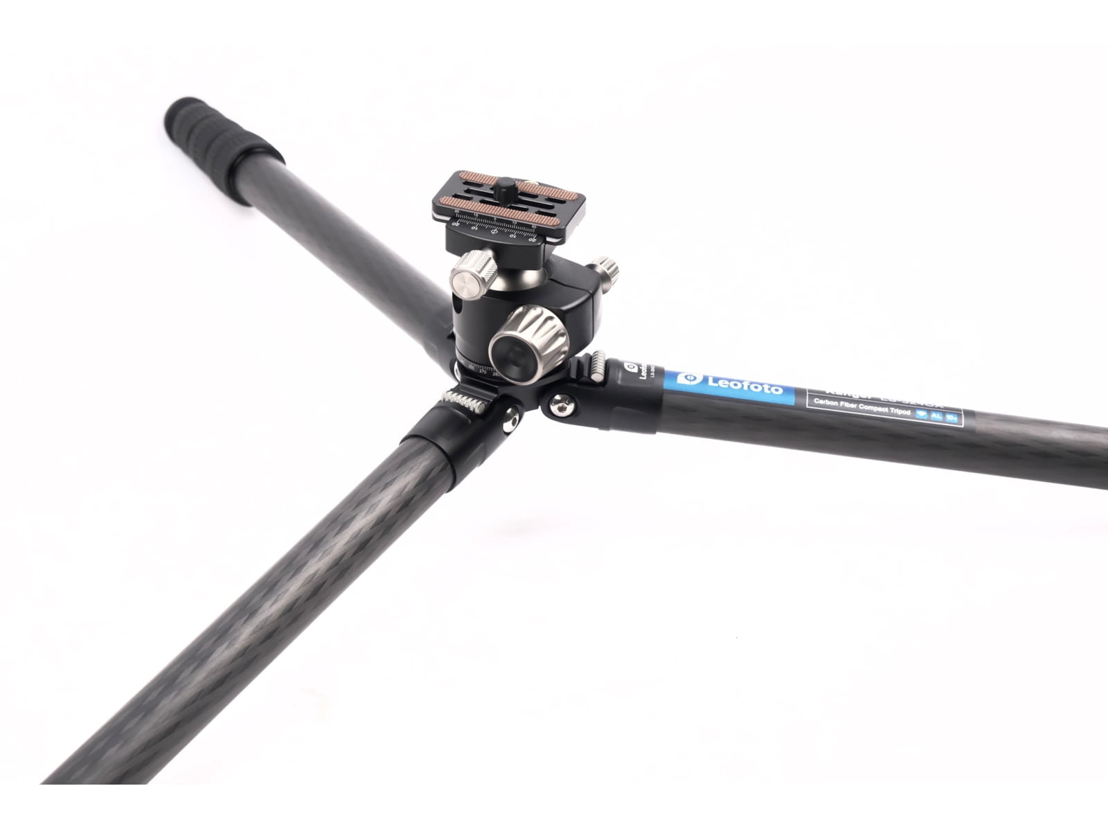 Leofoto LS-324C X Version Ranger Series Tripod / Ballhead Set - LS-324CX/LH-40LR, Black