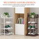 thumbnail image 3 of Estantería Multifuncional de Hierro de 4 Niveles XJ064, Ideal para Organizar Zapatos en Casa, Dormitorio o Baño, Color Bronce, Ahorra Espacio y Estiliza tu Hogar., 3 of 7