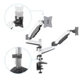 thumbnail image 2 of SHOPPINGALL Support de Moniteur Double avec Ressort à Gaz à Hauteur Réglable, Support de Moniteur à Double Bras avec 2 Bras Pivotants pour 15–32, 2 of 9