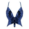 thumbnail image 2 of MQLKF Tank Bandage Top Sparkly Crop Dance Vest Bra Belly Outfits Sequin Women's Cozy Stylish Women's Vest Daily Wear, 2 of 6