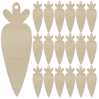 Unfinished Wood Easter Eggs – DIY Craft Shapes, 3/4 Inch Birch Plywood, Laser-Cut & Sanded, Up To 46 Pieces