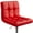 Red, variant on Yaheetech Adjustable Salon & Spa Stool with Wheels,White