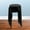 Black, variant on Emma + Oliver Plastic Nesting Stack Stools - School/Office/Home, 17.5"Height, Black (5 Pack)