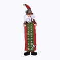 thumbnail image 1 of 1 calendario navideño para niños con cuenta regresiva de Papá Noel, decoración de pared reutilizable con 24 bolsillos para llenar, adorno colgante para el hogar y el dormitorio, 1 of 5