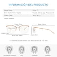 thumbnail image 4 of Cyxus Lentes para Computadora Hombres y Mujeres Anti Luz Azul Lente Antireflejant Bloqueo UV Antifatiga Anteojos Cyxus Style, 4 of 5