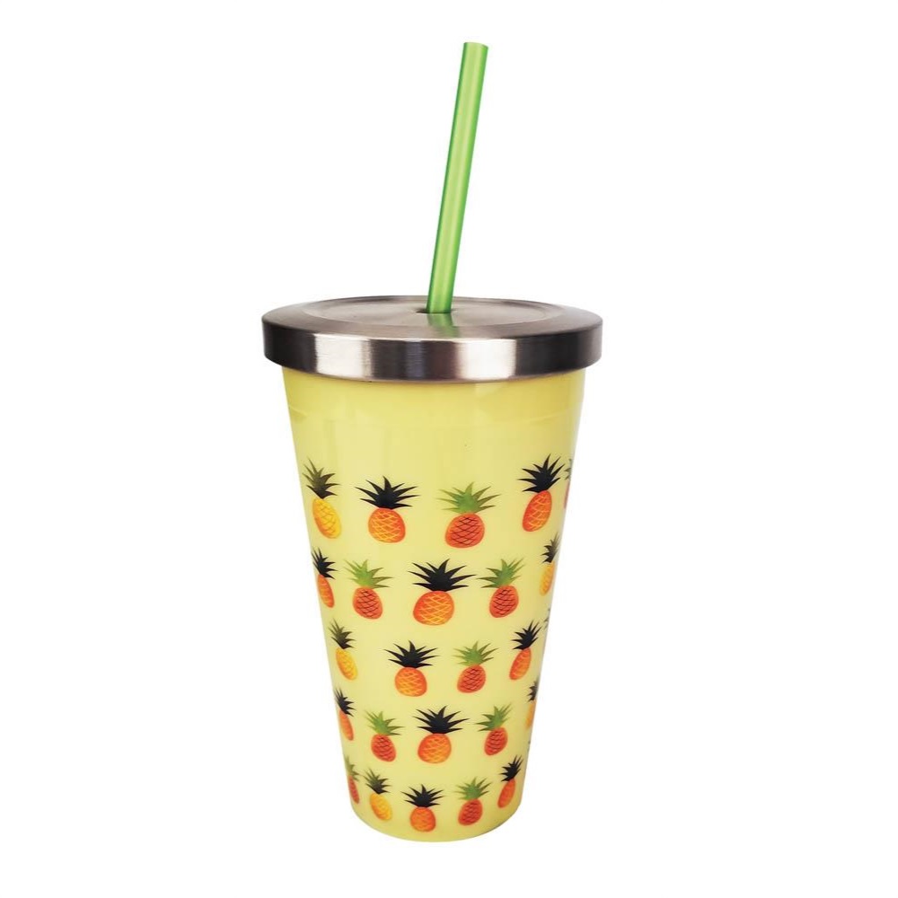 Pineapple Cup With Straw Walmart Canada