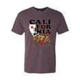 thumbnail image 2 of Wild Bobby, California Republic Cali Bear Pop Culture Mens Premium Tri Blend T-Shirt, Vintage Purple, Medium, 2 of 3