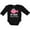 AB-Black, variant on My Daddy Takes Me Fishing Girls Girls Long Sleeve Baby Bodysuit
