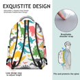 thumbnail image 5 of Cute Dinosaur Pattern Backpack for School,Cute School Bag,Schoolbag with Adjustable Shoulder Straps & Padded Back,15.3"x11"x7.1"., 5 of 6