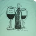 thumbnail image 3 of Wine Down Wine Lovers Themed Women's Racerback Tank Top (S), 3 of 4