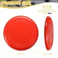 thumbnail image 2 of Uxcell Flying Disc Colorful Plastic Flying Disk Flyer for Outdoor Sports Training Playing Lawn Game Red/Blue, 2 of 5