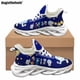 thumbnail image 1 of Doginthehole - Zapatos informales transpirables de verano con estampado de dientes de amor, zapatillas planas para exteriores para mujeres y hombres, zapatos deportivos clásicos con cordones, 1 of 6