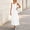 White women's boho maxi dress a1, variant on Uscallm Women's Sleeveless Maxi Dresses Round Neck Flowy Layered Boho Beach Vacation Casual Long Loose Sundresses Solid Summer Formal Dress, Black 2XL