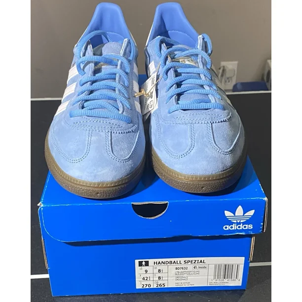 Adi - das Handball Spezial Light Blue/Cloud White/Gum Size 9