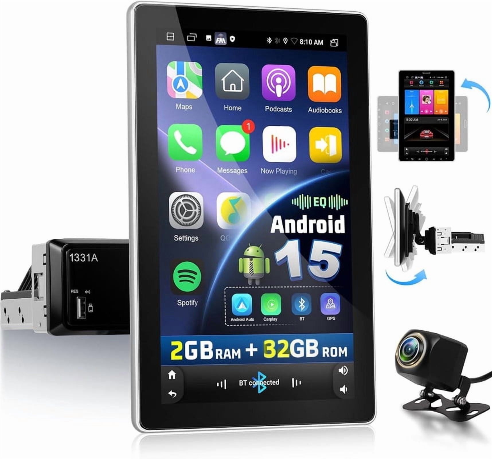 ATOTO A6PF Carplay Radio, 7inch Full Touchscreen with GPS Tracking