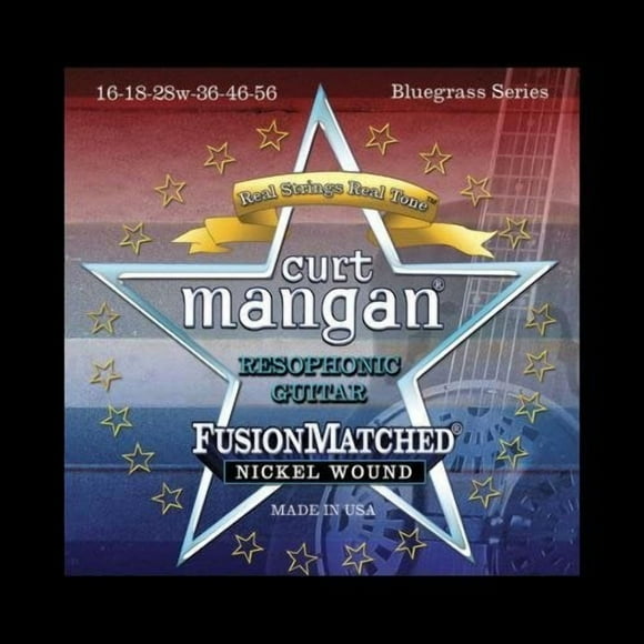 Curt Mangan Fusion Guitare Résophonique en Nickel Assorti (16-56)