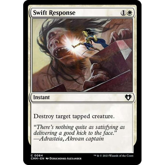 MtG Commander Masters Common Swift Response #64