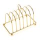 thumbnail image 5 of Soporte para pan, pan tostado, soporte para alimentos, decoración de encimera, estante para hornear Oro, 5 of 9