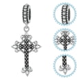 thumbnail image 3 of KAKOWELY Dije de cruz vintage con cuentas colgantes para pulseras, collares y joyería artesanal., 3 of 5