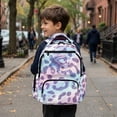 thumbnail image 4 of Aplkyhs Purple Axolotl Backpack for Teens 12-18 17 Inch Durable School Bag Water Repellent Bookbag for High School Daily Use, 4 of 7
