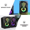 thumbnail image 4 of KAKOWELY 1 Pair USB Computer Speaker Professional Computer Speaker Small Computer Speaker (Random Style),3.94"X2.56"X2.56", 4 of 4