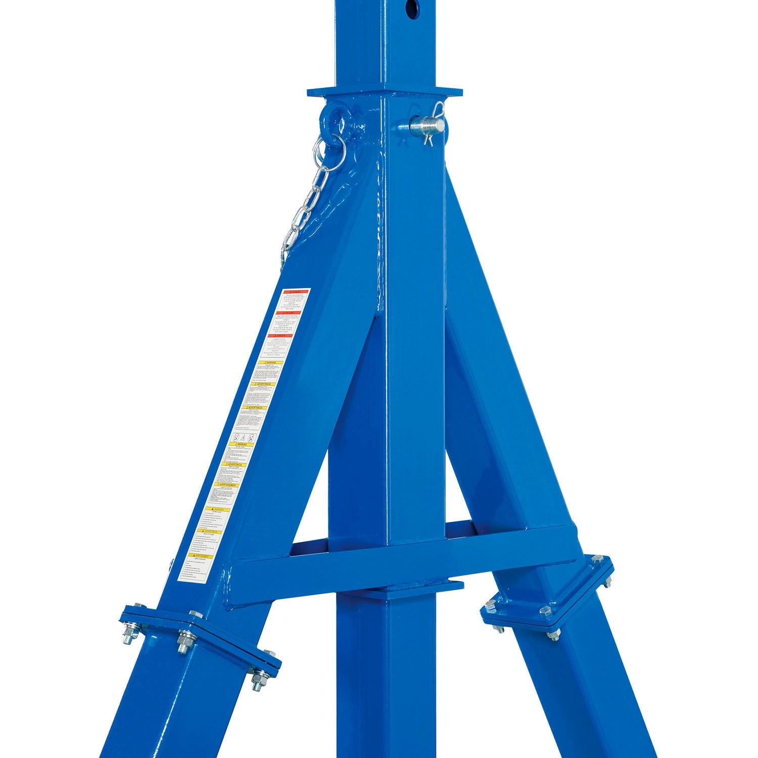 Global Industrial Adjustable Height Steel Gantry Crane, 10'W x 7'6"-12'H, 2000 Lb. Capacity