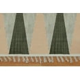thumbnail image 6 of Casavani Handblock Printed Green Cotton Dhurrie 2'6"x8' Runner Area Rugs for Kitchen, 6 of 7