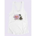 thumbnail image 3 of Lotus Flower And Pebbles. Tank Women -Image by Shutterstock, Female XX-Large, 3 of 4