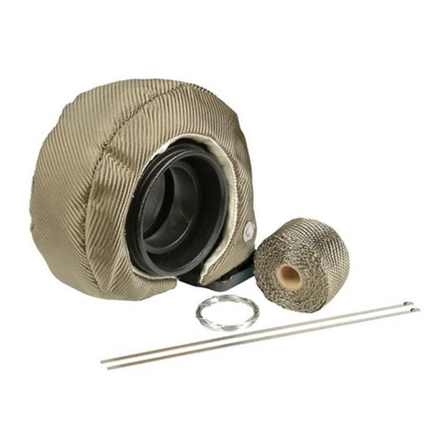 Titanium Turbo Shield Kit - T6 Personnalisé Ajustement Turbo Couverture&44; 26 x 2.75 Po.